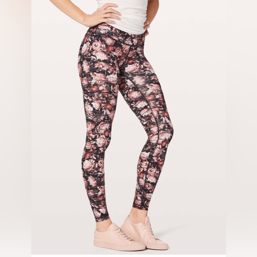 Floral Print High-Waist Leggings